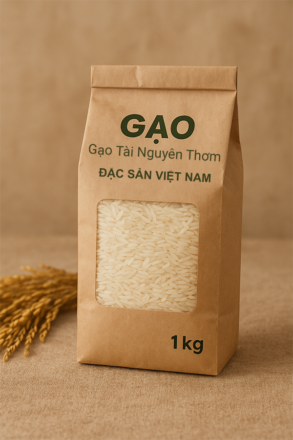 Gạo Tài Nguyên Thơm hạt dài Việt Nam chất lượng cao